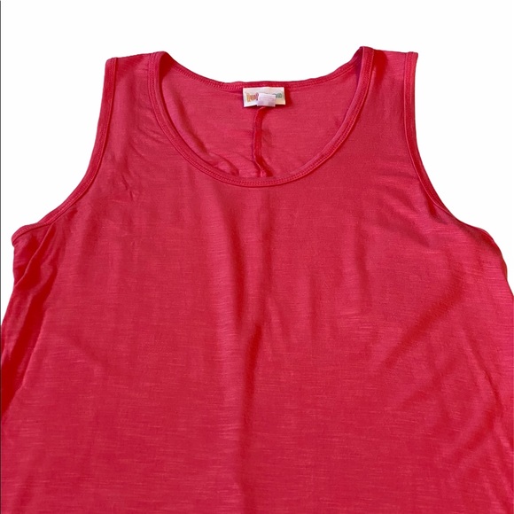LuLaRoe TANK TOP Solid Coral NWT - Picture 5 of 16